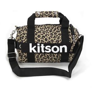 Kitson（キットソン） MICRO MINI DUFFLE マイクロミニ ダッフル 2WAY ショルダー・ボストンバッグ レオパード柄 パンサー／ブラック KHB0598