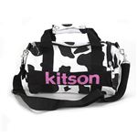 Kitson（キットソン） MICRO MINI DUFFLE マイクロミニ ダッフル 2WAY ショルダー・ボストンバッグ 牛柄 カウ ホワイト／ブラック／ピンク KHB0603