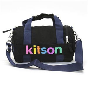 Kitson（キットソン） MICRO MINI DUFFLE マイクロミニ ダッフル 2WAY ショルダー・ボストンバッグ ブラック／レインボー KHB0591