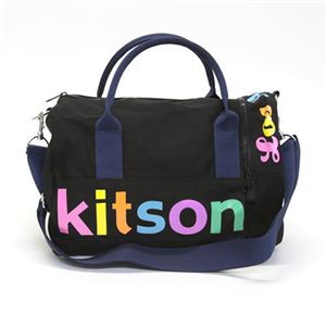 Kitson（キットソン） MINI DUFFLE ミニ ダッフル 2WAY ショルダー・ボストンバッグ ブラック／レインボー KHB0393