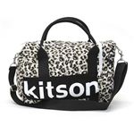 Kitson（キットソン） MINI DUFFLE ミニ ダッフル 2WAY ショルダー・ボストンバッグ レオパード柄 ホワイトパンサー／ブラック KHB0534