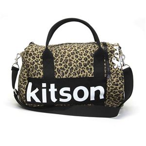 Kitson（キットソン） MINI DUFFLE ミニ ダッフル 2WAY ショルダー・ボストンバッグ レオパード柄 パンサー／ブラック KHB0531