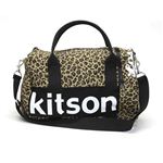 Kitson（キットソン） MINI DUFFLE ミニ ダッフル 2WAY ショルダー・ボストンバッグ レオパード柄 パンサー／ブラック KHB0531