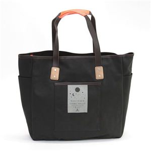 Paul smith（ポールスミス） Stanford Tote メンズ キャンバス・トートバッグ ブラック／ネオンオレンジ AGXJ 3063 L479 B Black