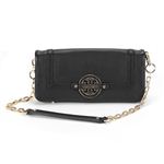 TORY BURCH（トリーバーチ） AMANDA ENVELOPE WRISTLET アマンダ クラッチ・ショルダー 2WAYチェーンバッグ 二つ折り長財布 ブラック 31129030 1 BLACK