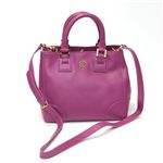 TORY BURCH（トリーバーチ） ROBINSON MINI SQUARE TOTE ロビンソン 2WAY ショルダー・ミニトートバッグ マゼンダピンク 32129596 511 MAGENTA