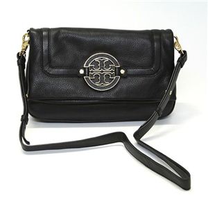 TORY BURCH（トリーバーチ） AMANDA FOLDOVER MESSENGER アマンダ 2つ折りタイプ ショルダーバッグ ナナメ掛け ブラック 31129613 1 BLACK