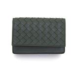 BOTTEGA VENETA（ボッテガヴェネタ） イントレチャート カードケース 名刺入れ カーフレザー フォレストグリーン 174646-V4651 3023