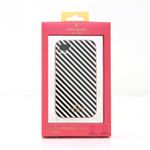 KATE SPADE（ケイトスペード） iPhone4／4S 専用ケース ハードカバー DIAGONAL HARRISON STRIPE 斜めストライプ ブラック／ホワイト／レッド PSRU0777 33