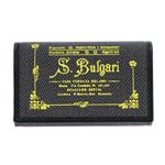 Bvlgari（ブルガリ） COLLEZIONE1910 コレッツォーネ ロゴプリント 6連キーケース ブラック／イエロー 32438 CANVAS／BLK