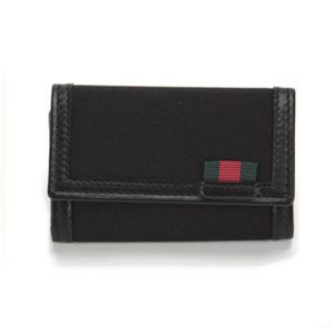 Gucci（グッチ） ウェブループ付 6連キーケース ブラック／ブラック 278592 F568N 1060