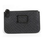 MARC BY MARC JACOBS（マークバイマークジェイコブス） Werdie Snake Key Pouch スネーク型押し キーリング付 コインケース マルチポーチ ブラック M3122579 80001 BLACK