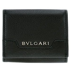 Bvlgari（ブルガリ） URBAN アーバン 小銭入れ コインケース カーフ ブラック 33873 GRAIN／BLK