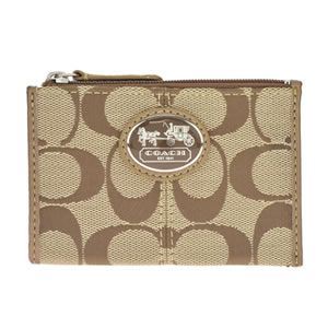 Coach（コーチ） サットン シグネチャー ミニ スキニー コインケース 小銭入れ カーキ／ブロンズ 43967 SKHBZ