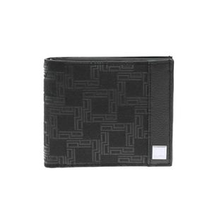 Dunhill（ダンヒル） D-EIGHT BLACK ディーエイトライン メンズ 二つ折り財布 小銭入れ無し ブラック L2LH31A