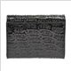 FOLLI FOLLIE（フォリフォリ） ロゴマニア ロゴ型押し 小銭入れ付 二つ折り財布 ブラック WA0L026SK BLK - 縮小画像2