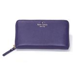 KATE SPADE（ケイトスペード） COBBLE HILL Leslie コブラヒル ラウンドファスナー長財布 パープル PWRU1801 556 D.African Violet