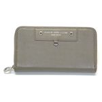 MARC BY MARC JACOBS（マークバイマークジェイコブス） ラムスキン ラウンドファスナー長財布 グレイッシュベージュ M3121400 80209 CEMENT