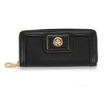 MARC BY MARC JACOBS（マークバイマークジェイコブス） REVOLUTION ターンロックモチーフ ラウンドファスナー長財布 ブラック M3122531 80001 BLACK