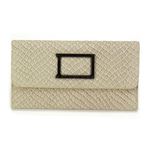 MARC BY MARC JACOBS（マークバイマークジェイコブス） Werdie Snake スネーク型押し 定期入れ付 三つ折り長財布 タピオカ M3122578 81037 TAPIOCA