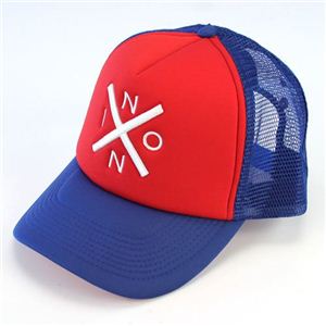 NIXON（ニクソン） Exchange trucker Hat ロゴ刺繍入り メッシュ キャップ 帽子 2カラー ローヤルブルー／レッド C1617 385 Royal／Red