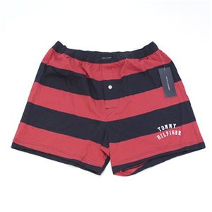 TOMMY HILFIGER（トミーヒルフィガー） ボクサートランクス メンズ ボーダー ニット トランクス Lサイズ（標準日本サイズ：XL相当） 09T0023-608／L