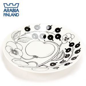 ARABIA（アラビア） ≪北欧食器≫ Black Paratiisi ブラックパラティッシ 16.5cm saucer ソーサー プレート小皿 006678-5