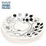 ARABIA（アラビア） ≪北欧食器≫ Black Paratiisi ブラックパラティッシ 16.5cm saucer ソーサー プレート小皿 006678-5