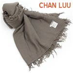 CHAN LUU（チャンルー） Cashmere and Silk Scarf カシミア＆シルクスカーフ 大判ストール マフラー シンダー グレイッシュベージュ系 BRH-SC-140／Cinder