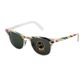 RayBan（レイバン） サングラス クラブマスター RB3016 1013（並行輸入品） ホワイト マルチストライプ ...