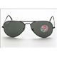 RayBan（レイバン） サングラス アビエーター RB3025 002／58 （並行輸入品） ブラック グレーグリーンポラライズド 偏光レンズ - 縮小画像2