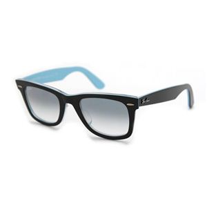 RayBan（レイバン） サングラス ウェイファーラー RB2140A 1001／3F（並行輸入品） ブラック オン アズールブルー グラディエントブルー