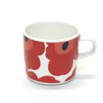 marimekko（マリメッコ） UNIKKO COFFEE CUP ウニッコ柄 コーヒーカップ 200ml ホワイト×レッド 63429 1 white／red