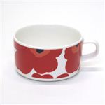 marimekko（マリメッコ） UNIKKO TEA CUP ウニッコ柄 ティーカップ 250ml ホワイト×レッド 63430 1 white／red