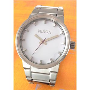 NIXON（ニクソン） 腕時計 THE CANNON （キャノン） メンズ ブレスウオッチ ホワイト A160-100