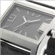 ARMANI（アルマーニ） エクスチェンジ スタイリッシュな、スクエアフェイス、モテ系レザーストラップ・ウオッチ AX1001 - 縮小画像2