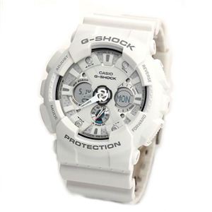 CASIO（カシオ） 「G-SHOCK 海外モデル」 デジアナ モテ系マットホワイト GA-120A-7A