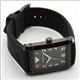 Emporio Armani（エンポリオ・アルマーニ） オールブラック・ラバーストラップ・ウオッチ AR0499 - 縮小画像2