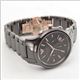 Emporio Armani（エンポリオ・アルマーニ） ブラウン＆ピンクゴールド・カラーのセラミック・クロノグラフ・ウオッチ AR1454 - 縮小画像2