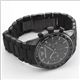 Emporio Armani（エンポリオ・アルマーニ） オールブラック仕上げのラバーストラップ・クロノグラフウオッチ AR5981 - 縮小画像3