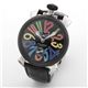 ガガミラノ MANUALE 48MM ブラックPVD／カーボン （マヌアーレ） 独特の洗練されたデザインが魅力 注目人気...