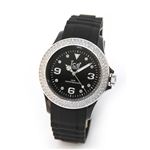 アイスウオッチ Stone（ストーン）キラキラウ・ラインストーン・ウオッチ uniサイズ シルバー ice watch Stone - Black Silver Sili - Unisex ST.BS.U.S.09