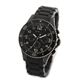 MARC BY MARC JACOBS（マークバイマークジェイコブス） オールブラック・クロノグラフウオッチ MBM25...