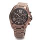 Michael Kors（マイケルコース） メタリックブロンズカラーのスタイリッシュなクロノグラフ MK5628