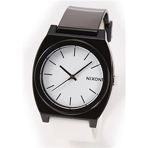 NIXON（ニクソン） メンズ 腕時計 THE TIME TELLER P （タイムテラー）ブラック＆ホワイト ポリカーボネート・カジュアル・ウオッチ A119-005