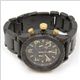 NIXON（ニクソン） THE 42-20 CHRONO（フォーティーツートゥエンティー・クロノ） つや消しマットブラックにゴールドの差し色が映えるモテ系ウオッチ A037-1041 - 縮小画像2