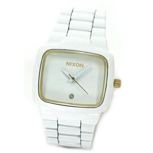 NIXON（ニクソン） Player プレイヤー （1Pダイヤ・ウオッチ） オール・ホワイトのモテ系ウオッチ【ホワイト系】 A140-1035