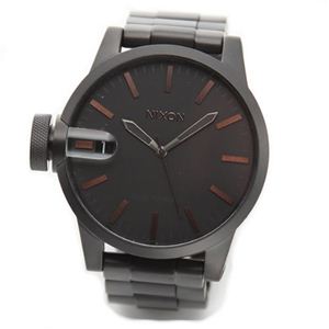 NIXON（ニクソン） THE CHRONICLE（クロニクル） レフトリューズが粋な重厚感溢れるスタイリッシュなブレスウオッチ A198-1061