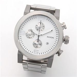 NIXON（ニクソン） THE RIDE （ライド） メンズ・デカ系・クロノグラフ・ブレスウオッチ A347-100