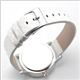 NIXON（ニクソン） THE KENSINGTON LEATHER（ケンジントン） エレガントなホワイトシェル・ダイヤルにラインストーンをミックスしたラグジュアリーなレディス・レザーストラップ・ウオッチ A108-483 - 縮小画像3
